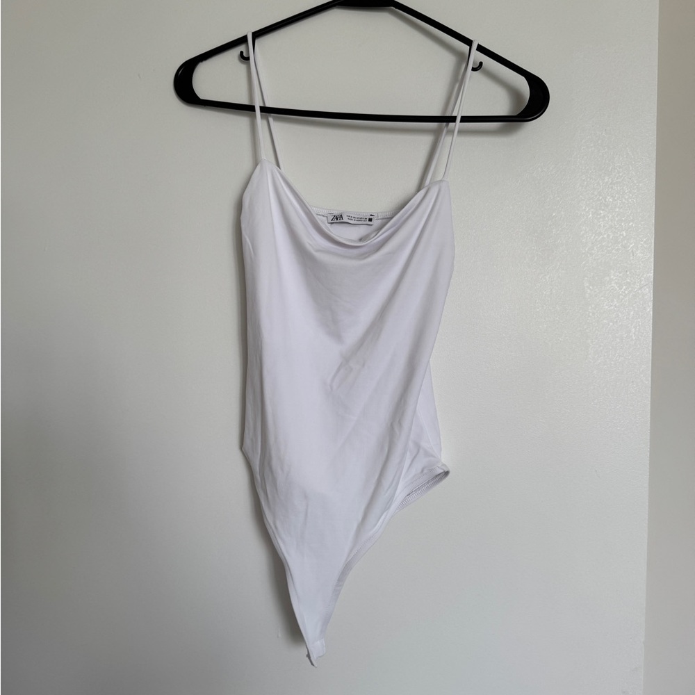 Zara white bodysuit